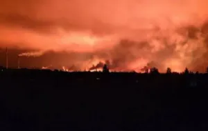 Nouvelle attaque sur la région de Poltava : après une attaque aérienne, une entreprise industrielle a pris feu