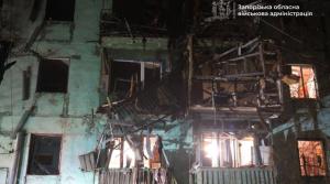 Attaque nocturne à Zaporizhzhia : dégâts et destructions révélés